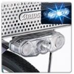 BRIDGESTONE ブリヂストン ライト 自転車 ハブダイナモ用ランプヘッド HL250 ワイドスーパーパワー点灯虫 6500340S 自転車パーツ サイクルパーツ