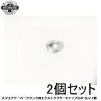 WHITE INDUSTRIES ホワイトインダストリーズ スクエアテーパークランク用エクストラクターキャップのみ SLV 2個 自転車 クランクキャップ