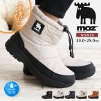 moz モズ スノーブーツ レディース 滑らない ショート 防水 おしゃれ 幅広 ファー もこもこ 軽い 黒 ブラック ネイビー ベージュ 5390