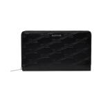 バレンシアガ BALENCIAGA メンズ EMBOSSED MONOGRAM コンチネンタル ZIP ウォレット BOXカーフスキン【ブラック 】【送料無料】【正規品】