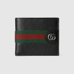 グッチ GUCCI メンズ オフィディア コインウォレット 財布【ブラック ソフトレザー 】【送料無料】【正規品】