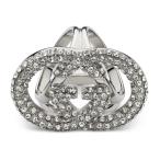  Gucci GUCCI 2026 осень-зима женский crystal имеется Inter locking G шарф кольцо [ серебряный цветный ][ бесплатная доставка ][ стандартный товар ]