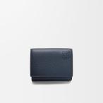 ショッピングロエベ ロエベ LOEWE メンズ トライフォールド ウォレット 財布【ディープネイビー 】【送料無料】【正規品】