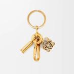 ロエベ LOEWE レディース アナグラム キーリング【ゴールド 】【送料無料】【正規品】