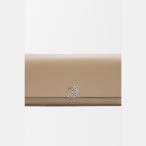 ロエベ LOEWE 2025秋冬レディース アナグラム コンティネンタル ウォレット 財布（ペブルグレインカーフ）【サンド 】【送料無料】【正規品】