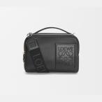 ショッピングLOEWE ロエベ LOEWE 2025秋冬メンズ クロスボディ カメラバッグ ミニ（サテンカーフ）【ブラック 】【送料無料】【正規品】
