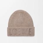 ショッピングLOEWE ロエベ LOEWE 2026春夏レディース ロエベ ビーニー【ダークベージュ 】【送料無料】【正規品】