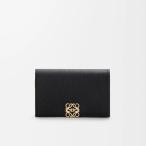 ショッピングロエベ ロエベ LOEWE 2026春夏レディース アナグラム ビジネスカードホルダー【ブラック/ゴールド 】【送料無料】【正規品】