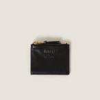 ショッピングミュウミュウ ミュウミュウ MIU MIU ナッパレザー 財布5ML024_AEFX_F0002【ブラック 】【送料無料】【正規品】