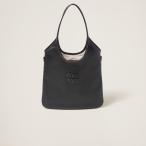 ショッピングミュウミュウ ミュウミュウ MIU MIU IVY レザー バッグ5BG231_2CRW_F0002_V_MLN【ブラック 】【送料無料】【正規品】