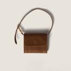 ショッピングミュウミュウ ミュウミュウ MIU MIU ナッパレザー ショルダーストラップ付 財布5MT024_2IDX_F0316【ブラウン 】【送料無料】【正規品】