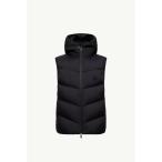 2025/26秋冬 MONCLER モンクレール メンズGUERSAC VEST WITH HOOD AND DIAGONAL QUILTINGダウンベスト【Nero 】【送料無料】【正規品】