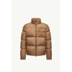 2025/26秋冬 MONCLER モンクレール メンズCHINON HOODED DOWN JACKET WITH CHECKED QUILTINGダウンジャケット【Beige Cammello 】【送料無料】【正規品】