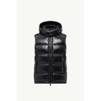 2026春夏 MONCLER モンクレール メンズBORMES HOODED DOWN GILETダウンベスト【Black 】【送料無料】【正規品】
