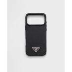 ショッピングプラダ プラダ PRADA 2026春夏 メンズ サフィアーノレザー iPhone 17 Pro Max用ケース【ブラック 】【送料無料】【正規品】