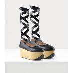 ショッピングWestwood ヴィヴィアンウエストウッド Vivienne Westwood レディース ROCKING HORSE BALLERINA SHOEロッキンホース バレリーナ【Black 】【送料無料】【正規品】