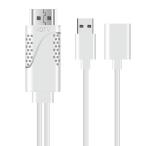 iPhone HDMI зеркало кольцо кабель IPHDMI-BK/WH - iPhone.iPad. экран . большой экран телевизор . мощность кошка pohs бесплатная доставка!