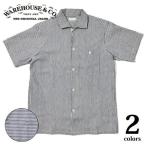 ウエアハウス 3091 S/S OPEN COLLAR SHIRTS オープンカラーシャツ 半袖 ストライプ ギンガム WAREHOUSE 2025年新作
