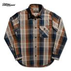 [予約商品]デラックスウエア HV-53 ORANGE CHECK ヘビーフランネルシャツ 長袖 DELUXEWARE 2024年秋冬新作