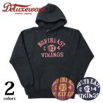 ショッピングデラックス デラックスウエア LPL-07 NORTH EAST ラグランスリーブ スウェットパーカー DELUXEWARE 2025年新作