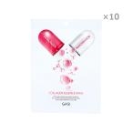 GASI ガシ コラーゲンエッセンスマスク 1枚 25g ★まとめ買い用10枚セット（1枚×10） 【アウトレット/在庫処分】