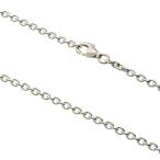 チェーン シルバー アクセサリー 幅2mm あずきシルバーチェーン 白仕上げ 2mm幅 ネックレス あずき メンズ セノーテ c0001