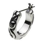 Yahoo! Yahoo!ショッピング(ヤフー ショッピング)シルバーピアス メンズ ゴシック アラベスク ツタ 唐草 甲丸 ツル 唐草 ロック リング 輪っか シルバー925 片耳 シルバーアクセサリー e0527