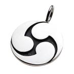 シルバーペンダント メンズ 山本勘助 和柄 家紋 三つ巴 和風 戦国武将 家紋 紋章 伝統模様 シルバー925 ペンダントトップ シルバーアクセサリー セノーテ p0213