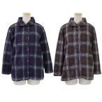 シニア向け あったか 裏起毛 衿付き ジャケット ブラウス 秋冬