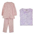 パジャマ  あったか 裏起毛 婦人 シニア ねまき 敬老の日 シニア向け 高齢者 入院 介護 介護施設での安心