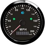 Yahoo! Yahoo!ショッピング(ヤフー ショッピング)（新品） ELING Universal GPS Speedometer Adjustable Odometer 0-200MPH Overspeed Alar