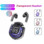  беспроводной слуховай аппарат Bluetooth 5.3 прозрачный слуховай аппарат наушники headset TWS источник питания цифровой дисплей спортивный розовый or черный ( оставаясь дома не необходимо )