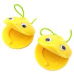 KCkyo-litsuOP-ACA01/YW кастаньеты желтый (2 шт. комплект ) животное дизайн (OPACA01/YW)