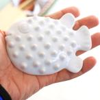 ツボセラピー マンボウL ツボ押し イボイボ 手もみ 足もみ 刺激 プレゼント 白い陶器 国産 瀬戸焼