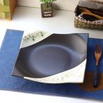  прямой огонь плитка соответствует квадратное цветочный принт кастрюля 2~3 порции 26.5cm сделано в Японии Mino . жаростойкий большая миска кастрюля .. большая тарелка решётка . доска керамика кастрюля сябу-сябу печь OK