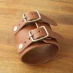 gbb custom leather JD Cuff Bracelet LIMITED BROWN