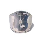 ショッピングhalo Rusty Thought Halo of Hope Ring/925Silver Diamond