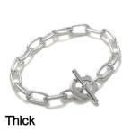 SYMPATHY OF SOUL Thick Horseshoe Toggle Bracelet - Long Link