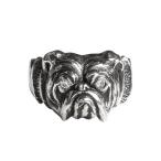 Peanuts＆Co. BULL RING SILVER WHITE ZIRCONIA CUSTOM