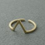 mollive TRIANGLE RING GOLD COATING