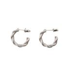 RESOL marine rope pierced earrings SV925