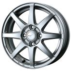 4本セット 軽自動車 15インチ アルミホイール 15×4.5J 4H 100 +45 インターミラノAZsports LX8 クロームシルバー インダストリアルデザイン