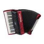  accordion red musical instruments * sound equipment HOHNER( horn na-) Bravo III/96 accordion 