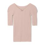 【チャコット 公式(chacott)】【ノーソーイングニット】プチローズＶネックニットトップ