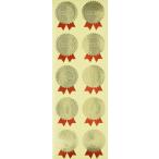 hez(Heads) сделано в Японии подарок наклейка лента type Gold красный W41×H51mm S колесо бумага золотой блеск есть 100 листов HEADS SG-4