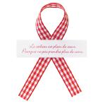 hez(Heads) сделано в Японии подарок наклейка красный W60×H15mm проверка лента есть 30 листов HEADS CHE-1S