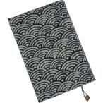  ручная работа ателье FUJITA обложка для книги библиотека книга@ размер сделано в Японии синий море волна узор соробан шар. рекламная закладка имеется ручная работа мир смешанные товары мир мелкие вещи мир рисунок классика рисунок 