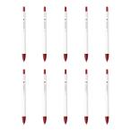  Zebra ручка на водной основе kli Cart красный черный 10шт.@B-WYSS22-RB