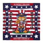  Garfield бандана (GF-00022-2) America герой хлопок хлопок производства симпатичный 53×53cm ланч Cross носовой платок . данный посылка furoshiki квадратный 