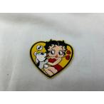 ベティーちゃんワッペンＷＡＰＰＥＮ (BBW0014：BettyハートYE) ベティ ベティブープ   ワッペン刺繍 アイロンワッペン